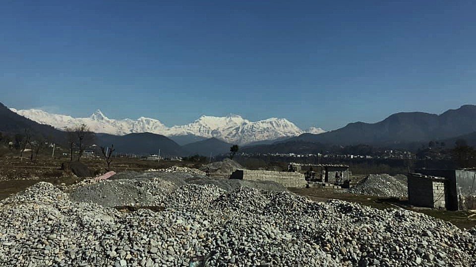 Lamsal Block concrete factory in Shuklagandaki, Tanahun, Nepal