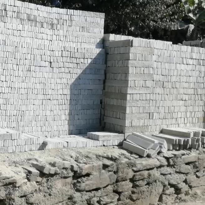 Cutting Dhunga (Cut Stone)